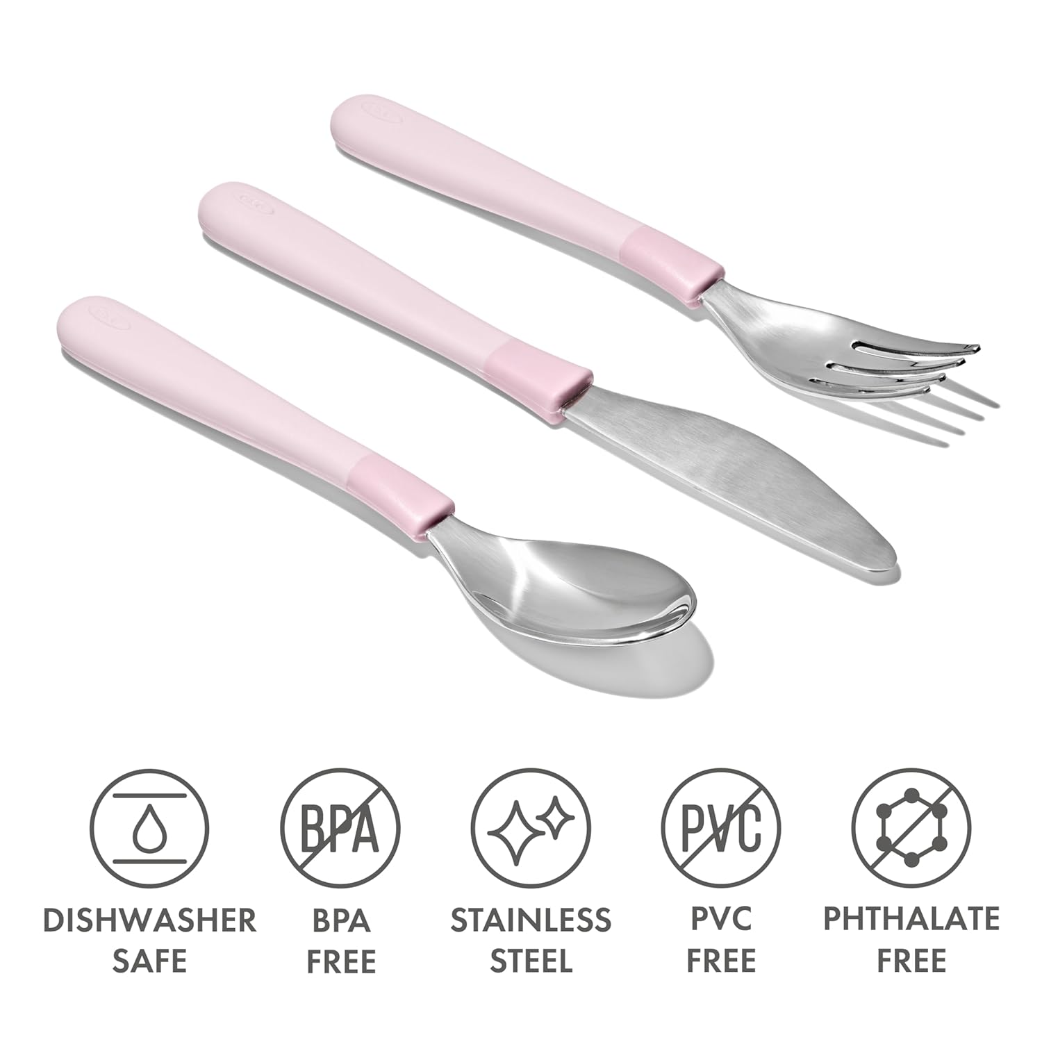 OXO Tot Cutlery for Big Kids Blossom