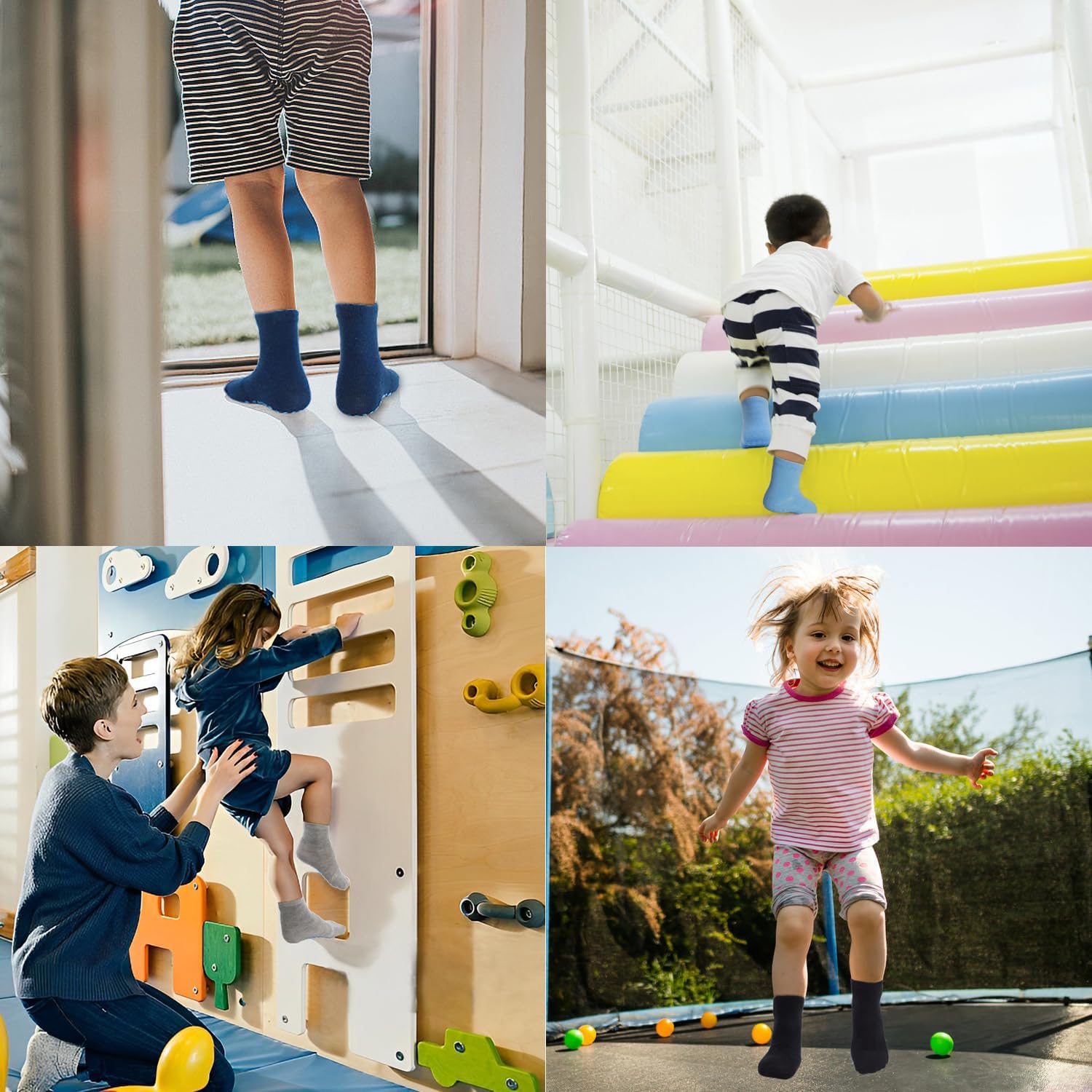 ELUTONG Toddler Socks Non-Slip Grip Perfect Gift