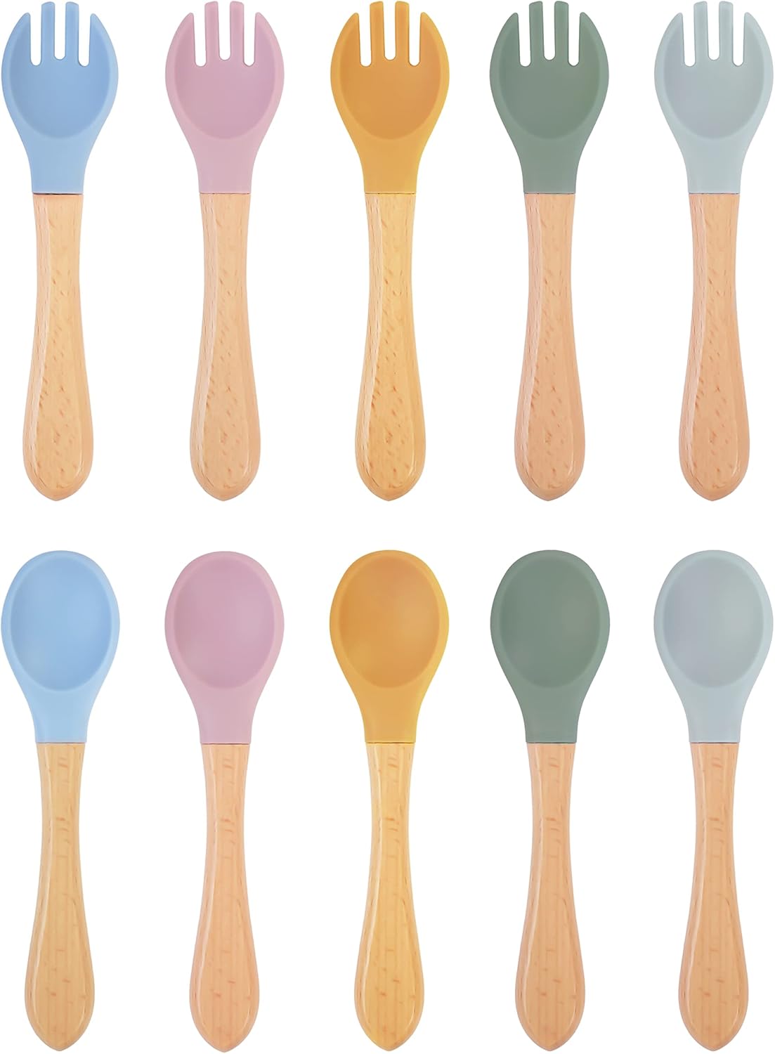 Comfy Baby Spoons Set for Toddler Feeding