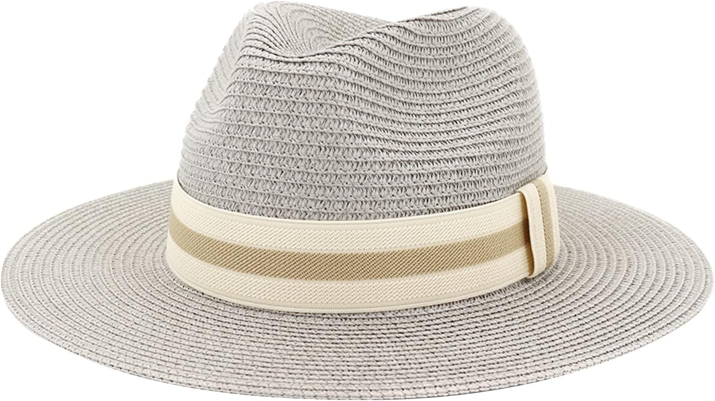 UANGKOU UPF 50 Sun Protection Straw Hat for Women and Toddlers