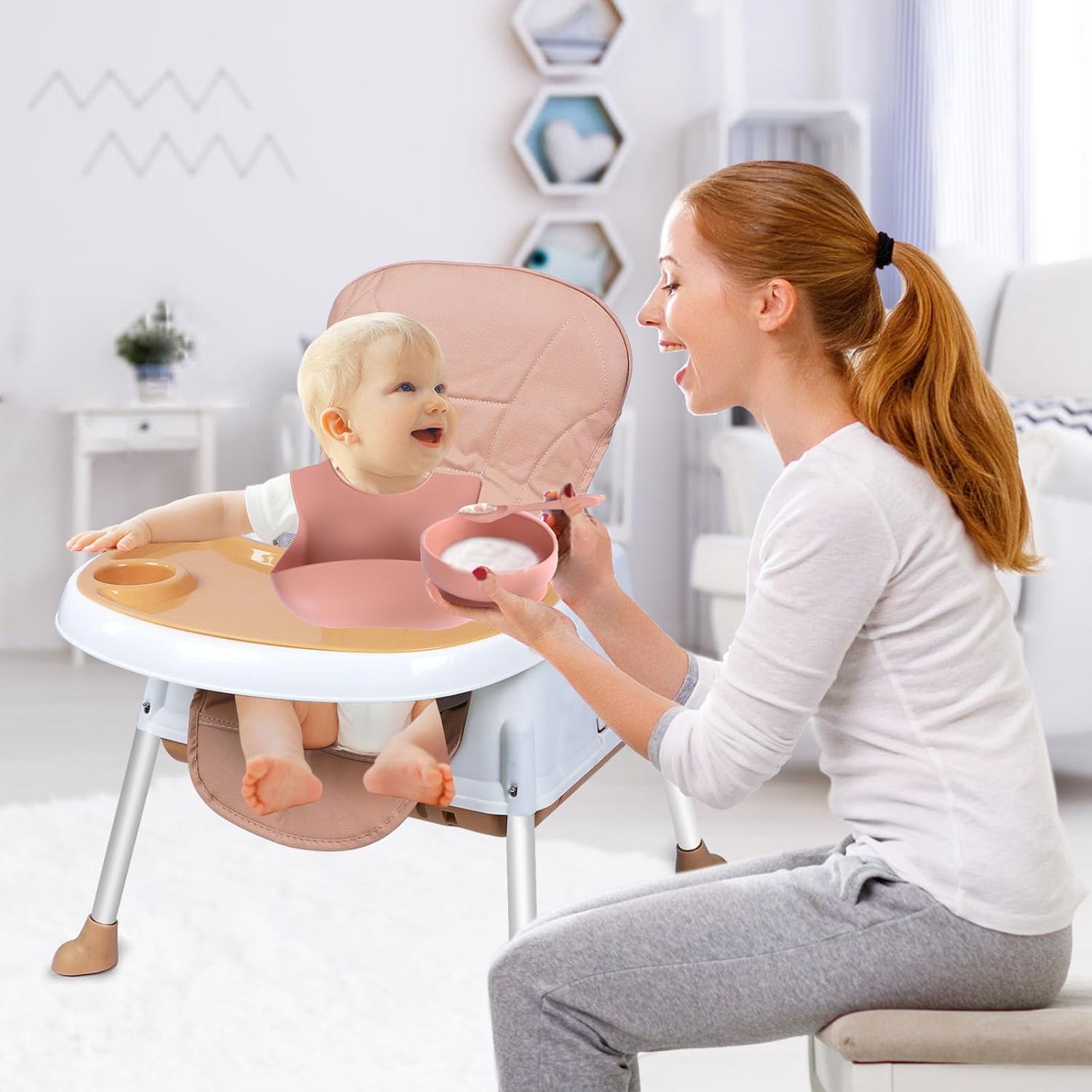 Silicone Baby Feeding Set Safe Perfect for Weaning