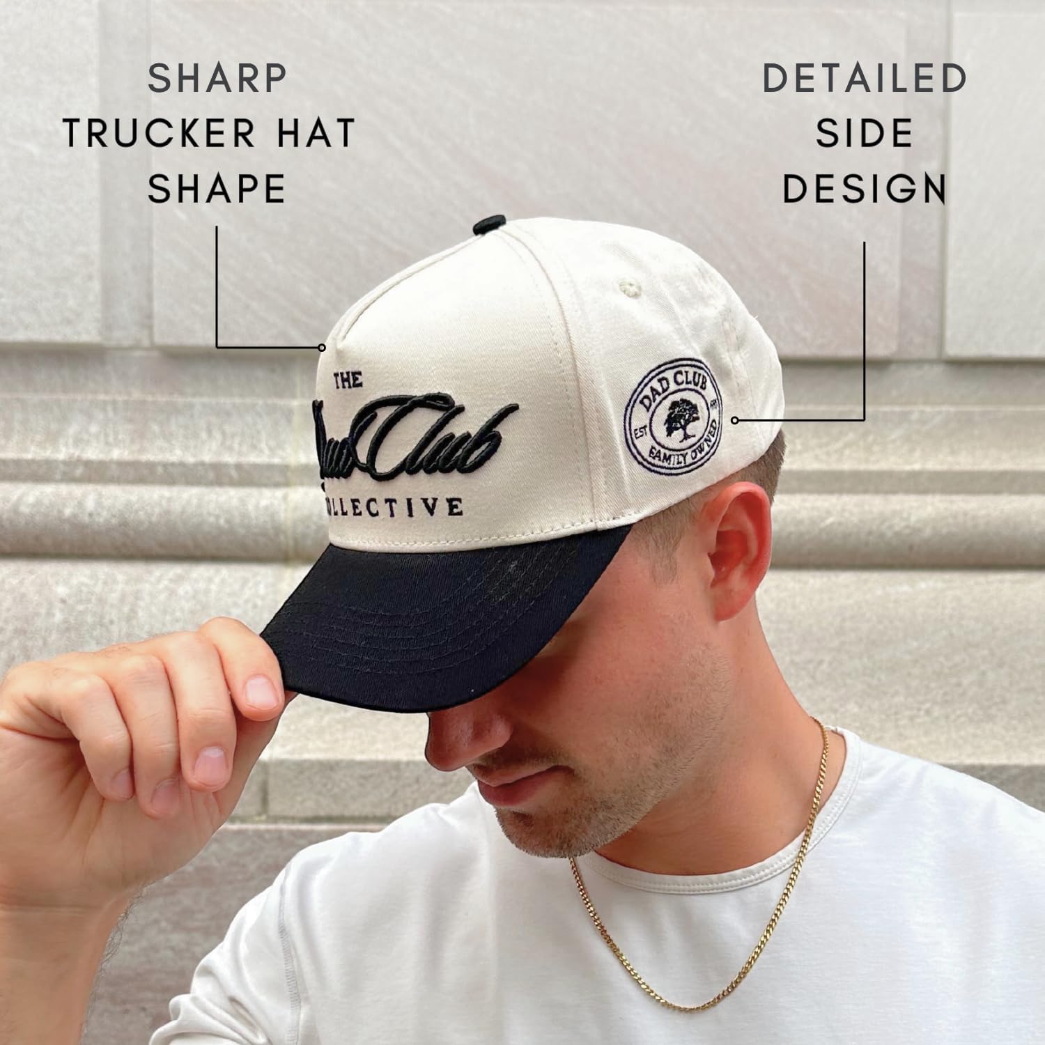 Vintage Two-Tone Country Trucker Hat