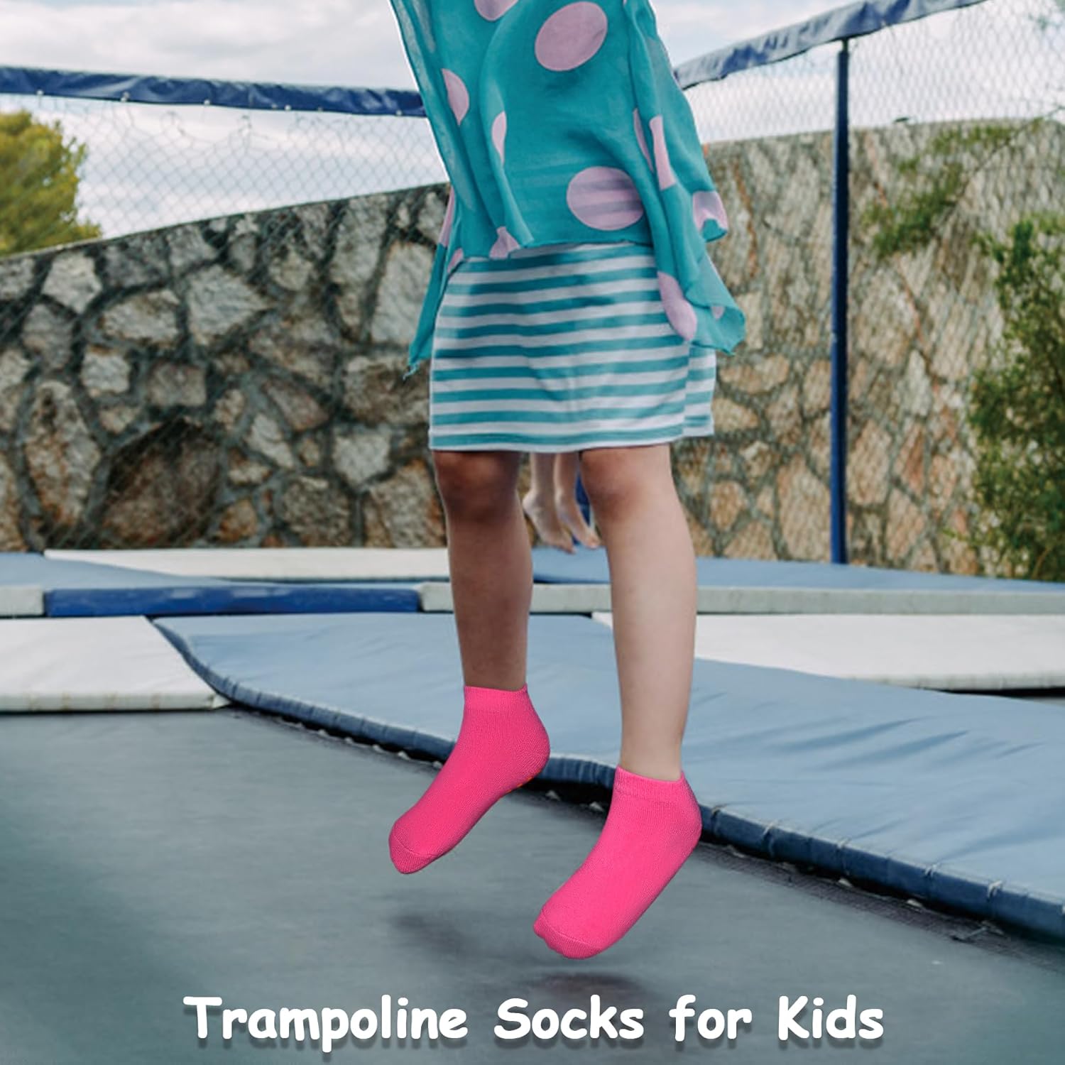 Non-Slip Grip Socks for Boys 2-13
