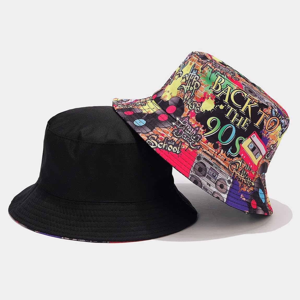Back to the 90s Unique Bucket Hat for Women Men