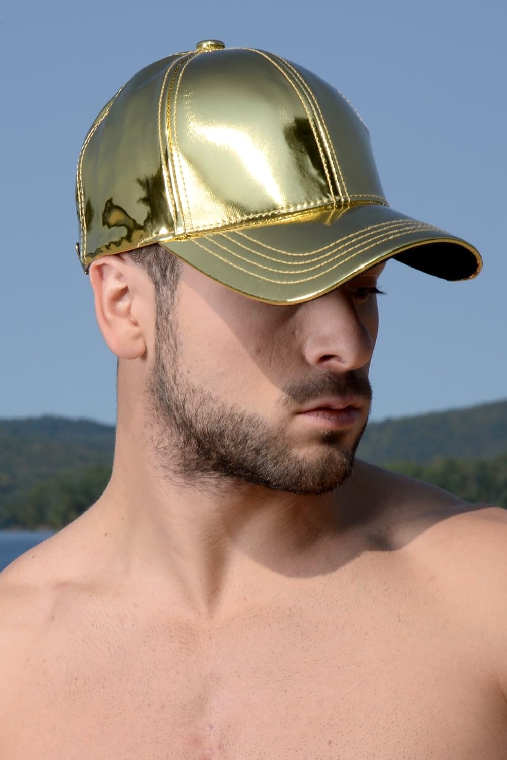 Gary Majdell Sport Womens Shiny Baseball Cap with Velcro Adjustable Strap