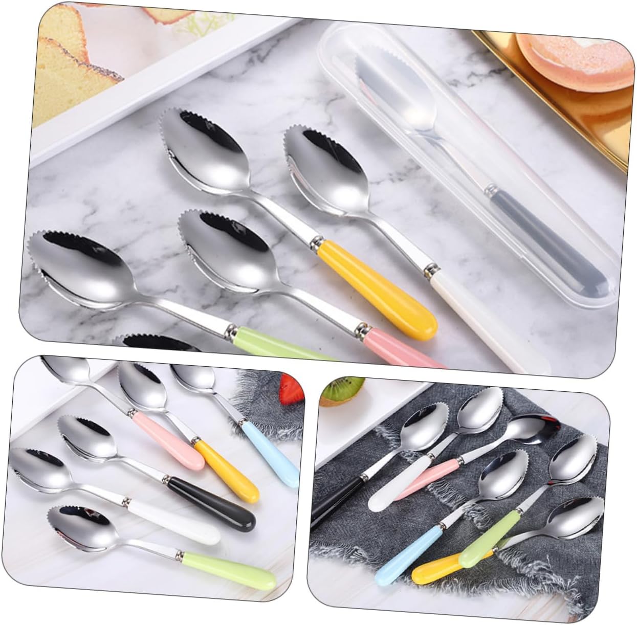 Sturdy Multi-Purpose Fruit Spoons Set