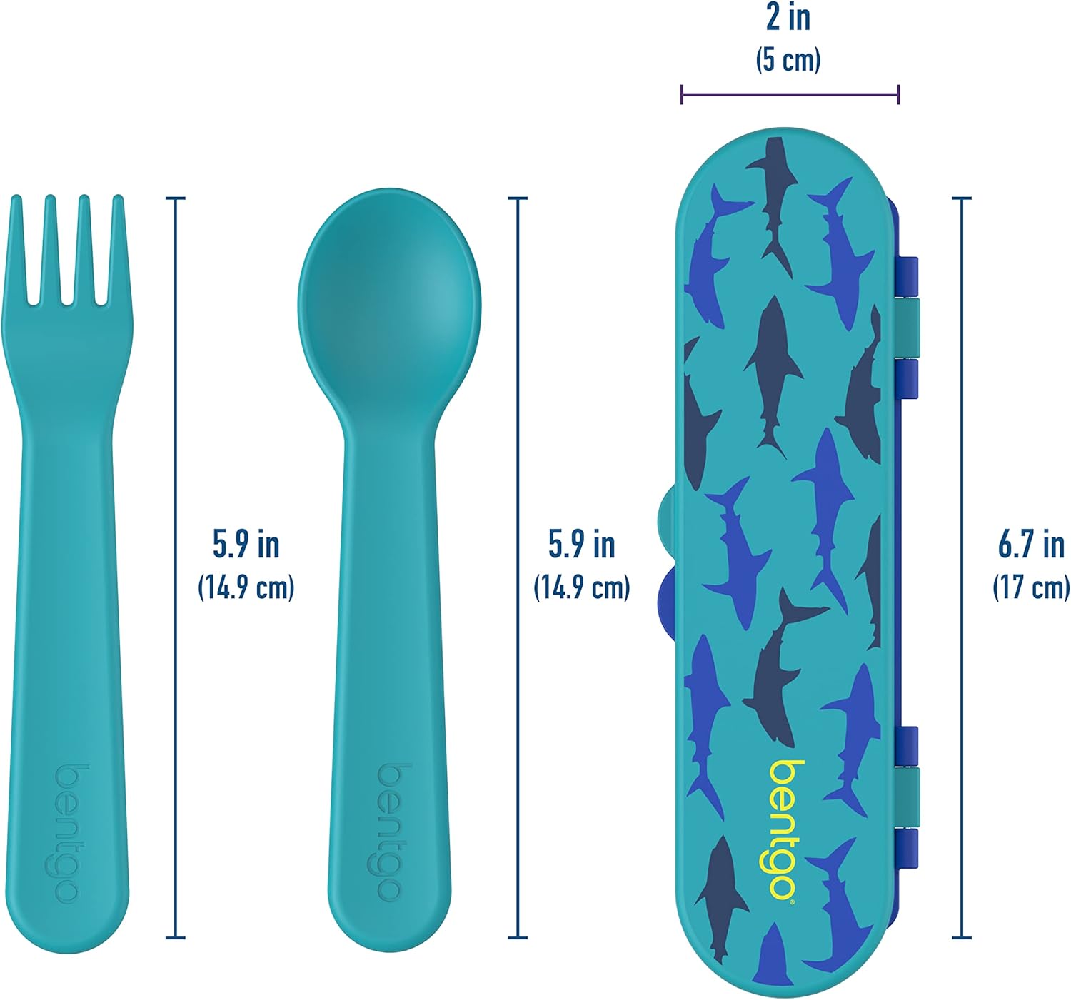 Bentgo Kids Reusable Plastic Flatware Set