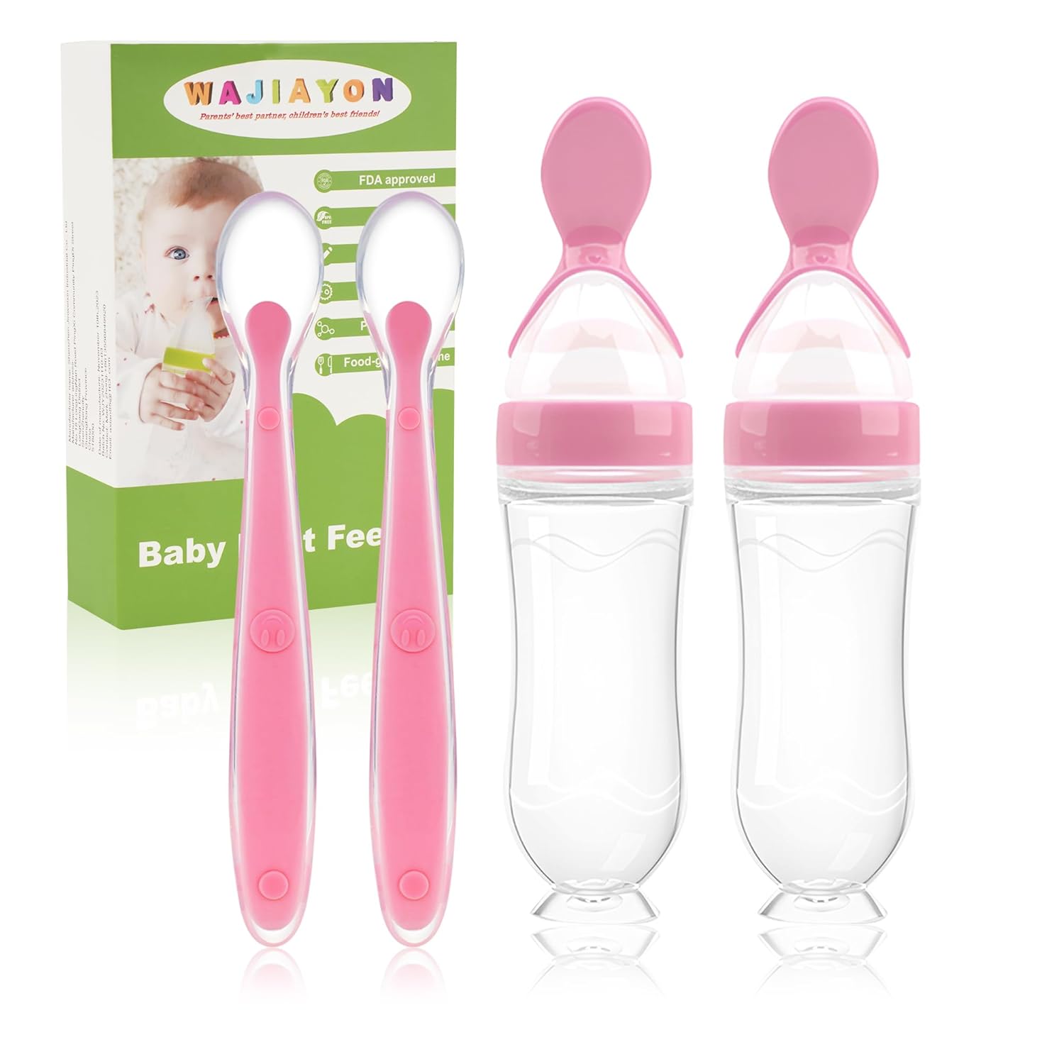 Wajiyon 4-Piece Feeding Set for Kids