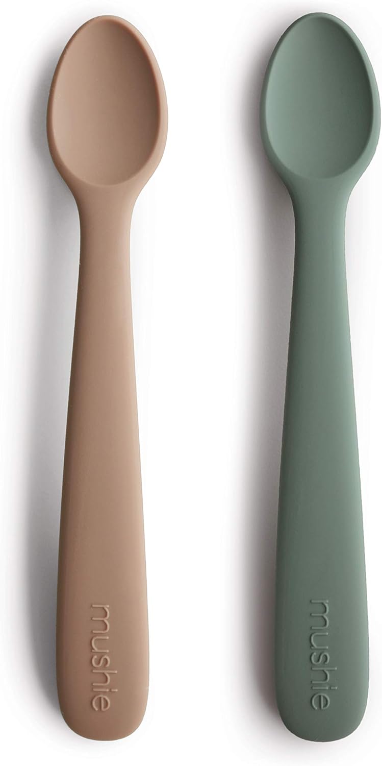 Adorable Silicone Feeding Spoons for Babies Soft Hypoallergenic