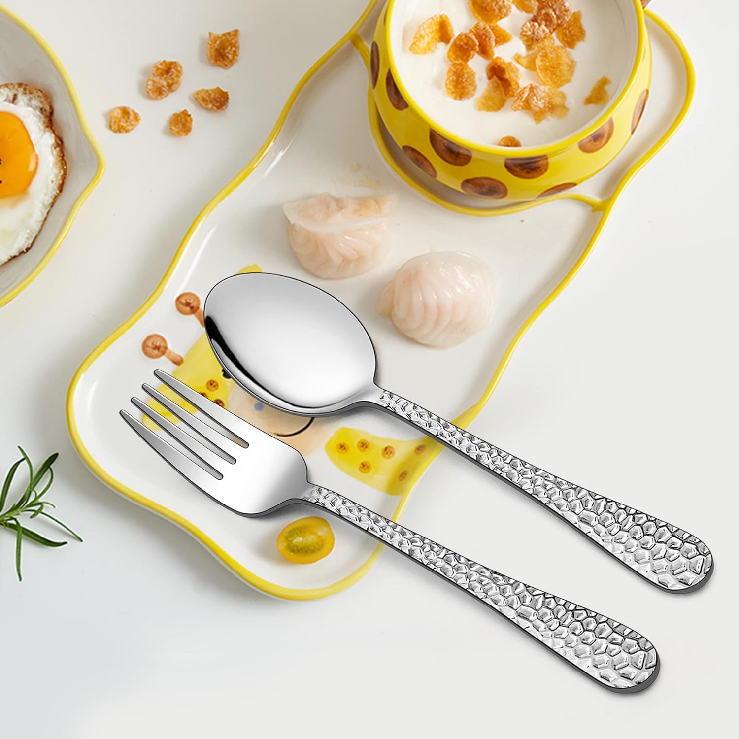 Sturdy 14-Piece Kids Silverware Set