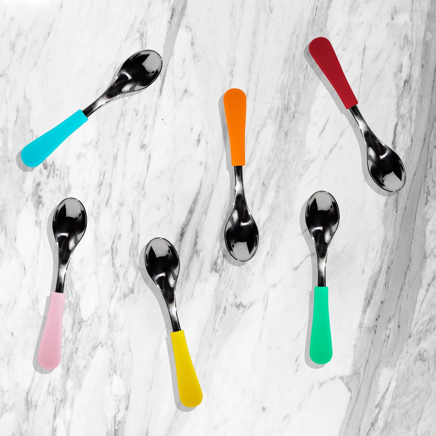 Avanchy Baby Spoons Set Comfortable Durable for 4 Months