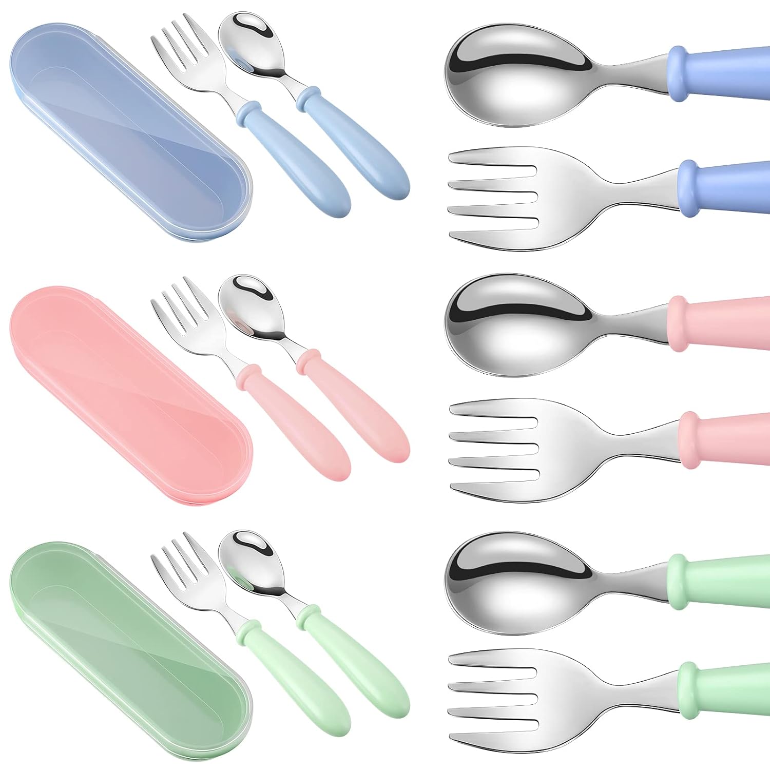 Safe Durable Toddler Utensils Set