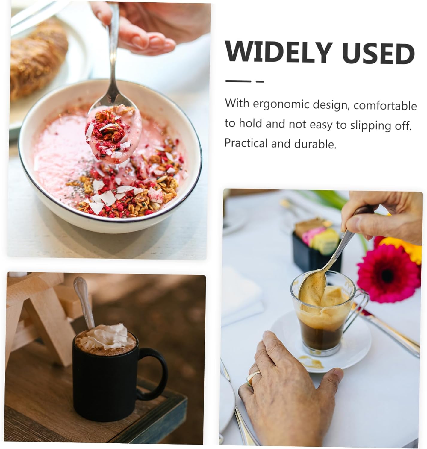 Luxshiny Curved Ergonomic Feeding Spoon