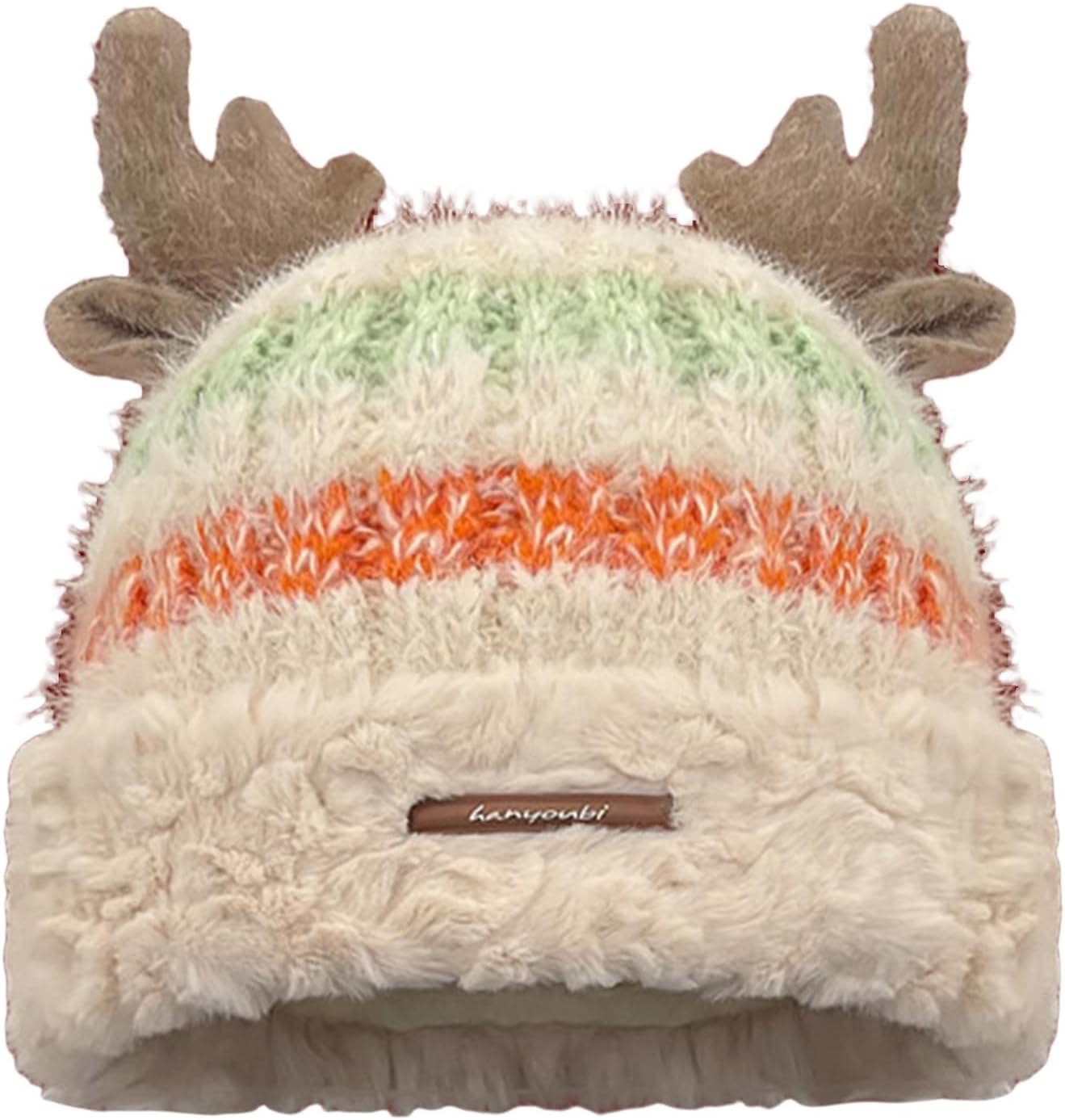 Womens Christmas-Themed Woolen Beret