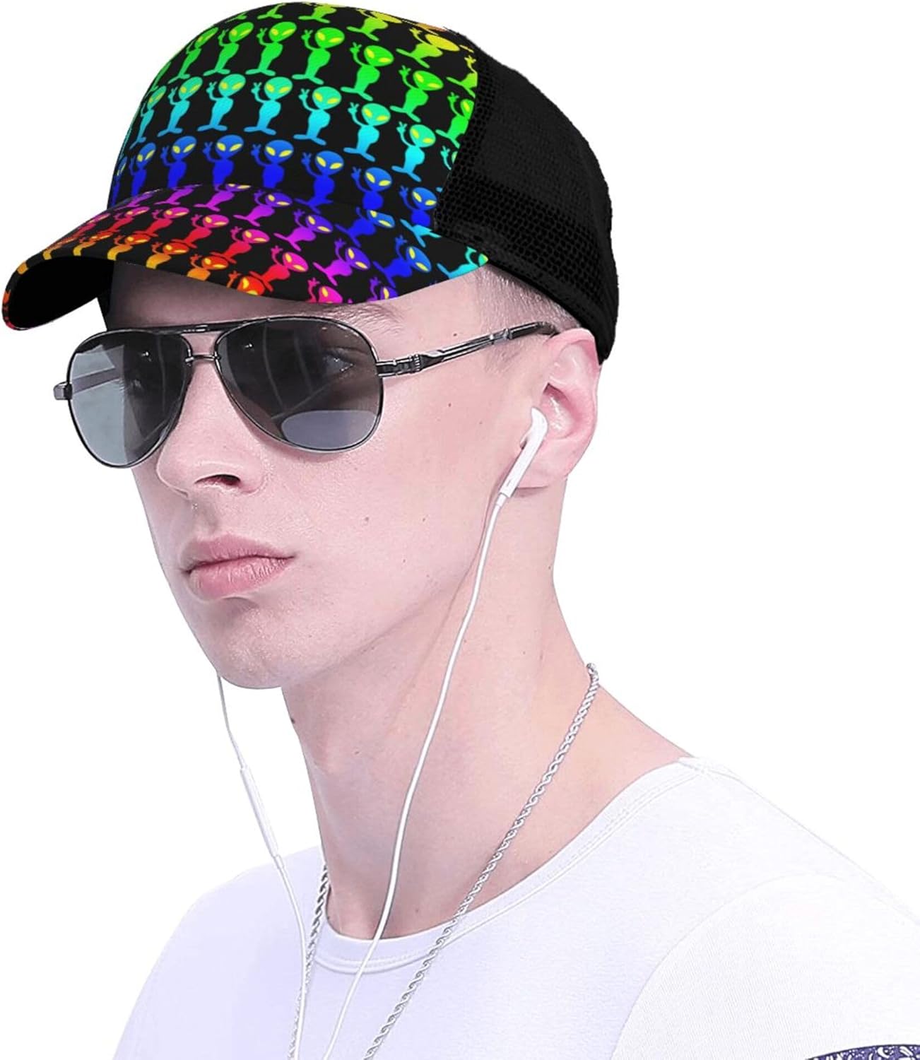 JZDACH Men Women Baseball Cap High-Fashion Snapback Trucker Hat Camo Dad Gift