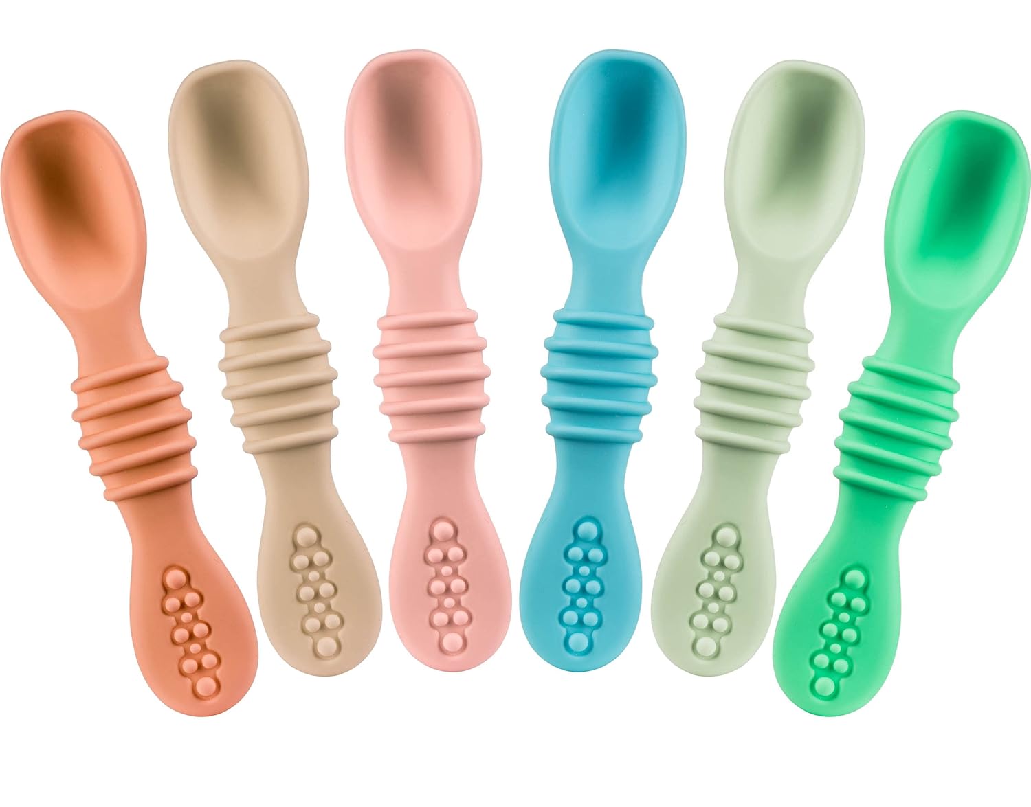 Self-Feeding Silicone Baby Spoons and More for 6 Months