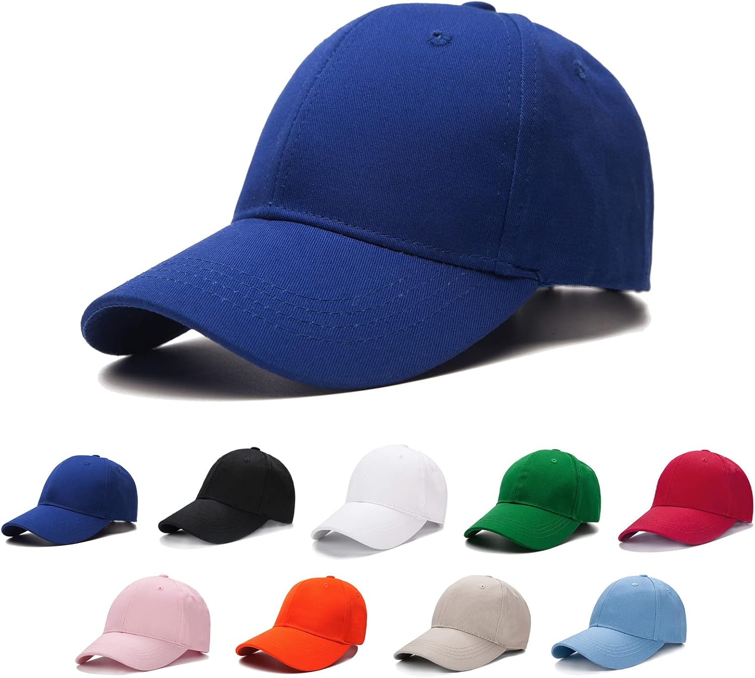Edoneery Adjustable Kids Baseball Cap for Boys Girls Soft Stretchy and Durable