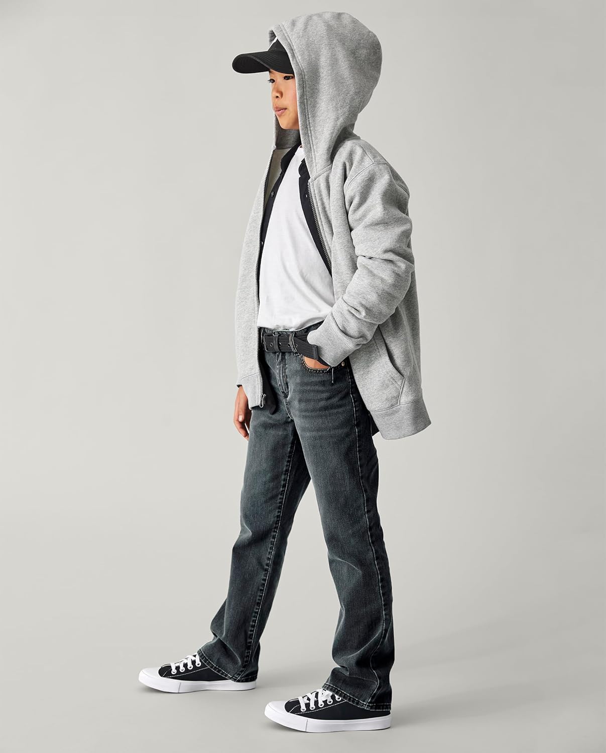 Boys Basic Bootcut Jeans