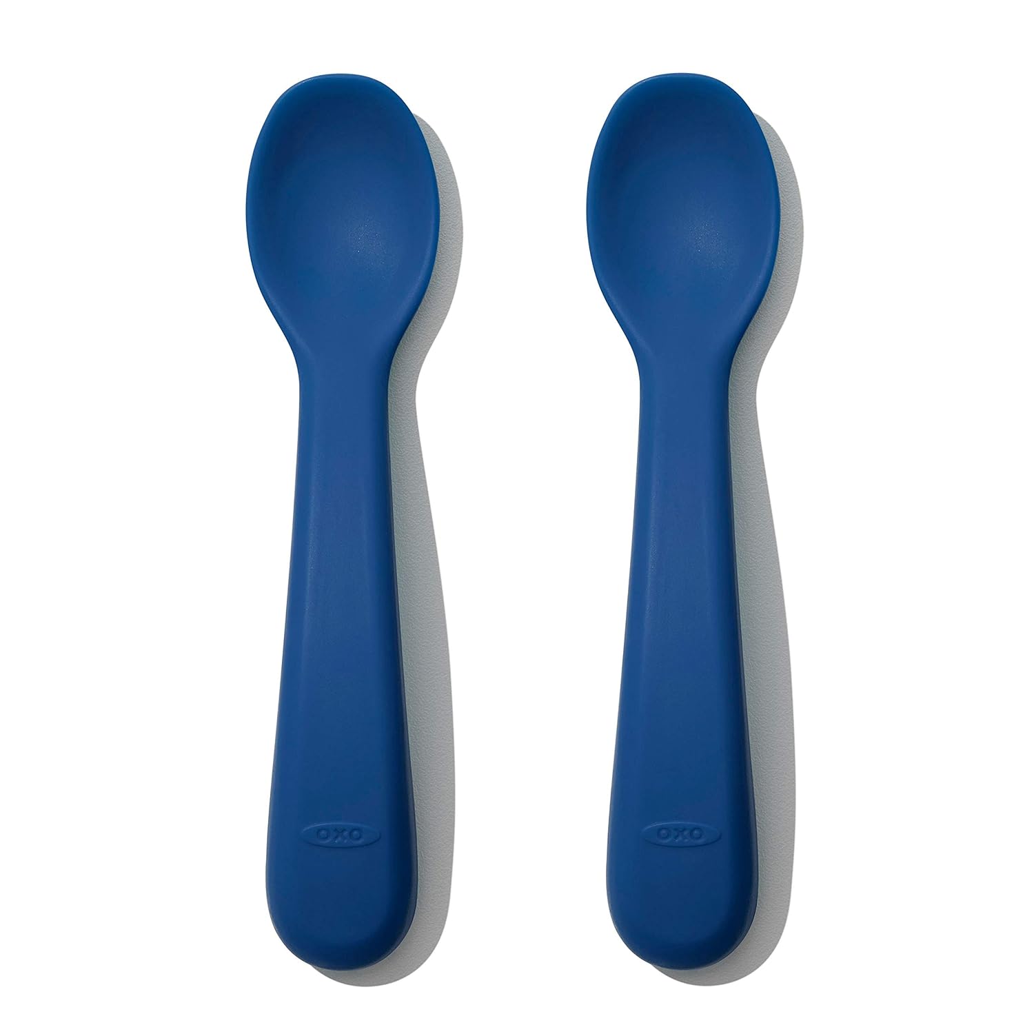 OXO Tot Silicone Spoon Set - Set of 4 Navy