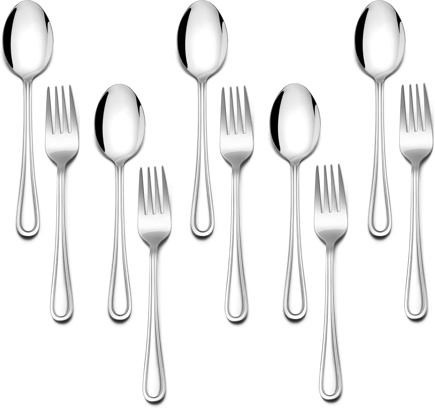 E-Far 10-Piece Toddler Flatware Set