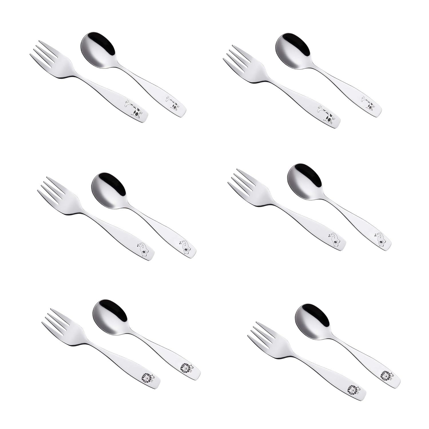 Annova Safari Animal Flatware Set