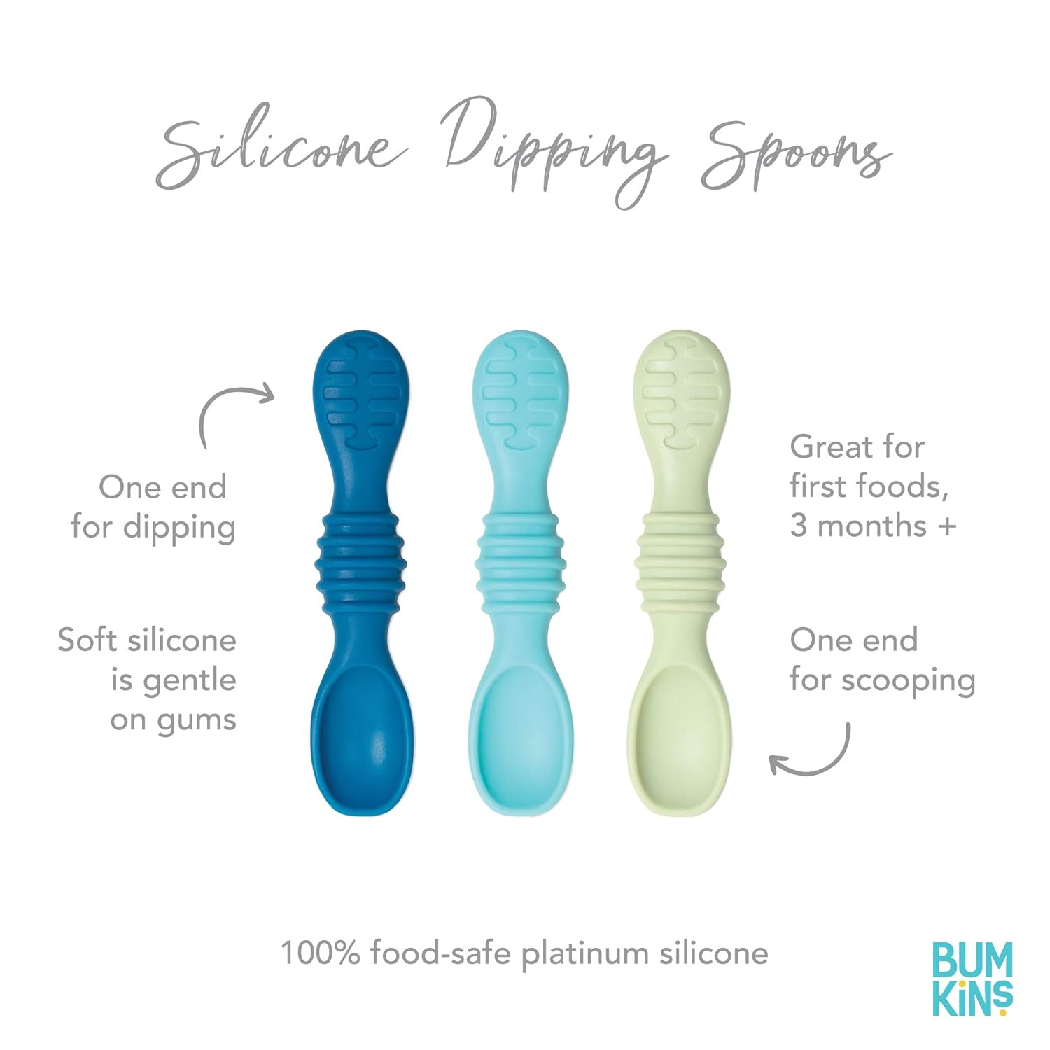 Bumkins Baby Utensils Set for First Year Training