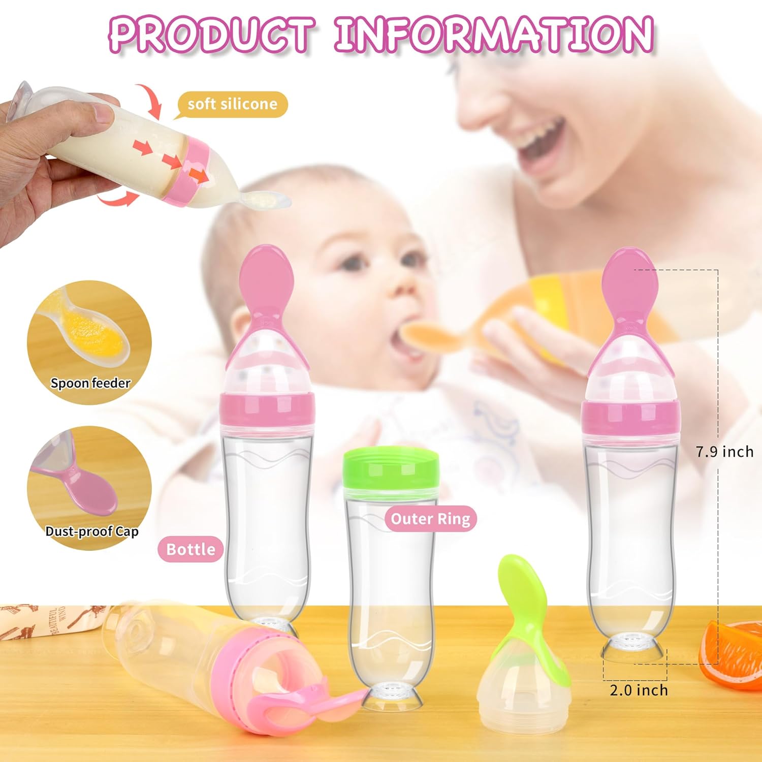Wajiyon 4-Piece Feeding Set for Kids