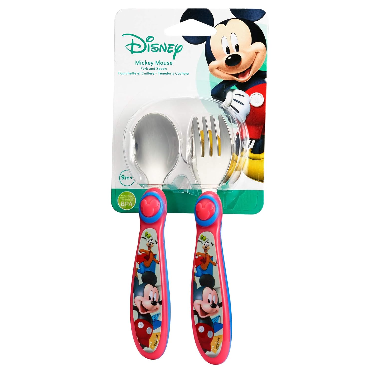 Disney The First Years Baby Mickey Mouse Flatware Set