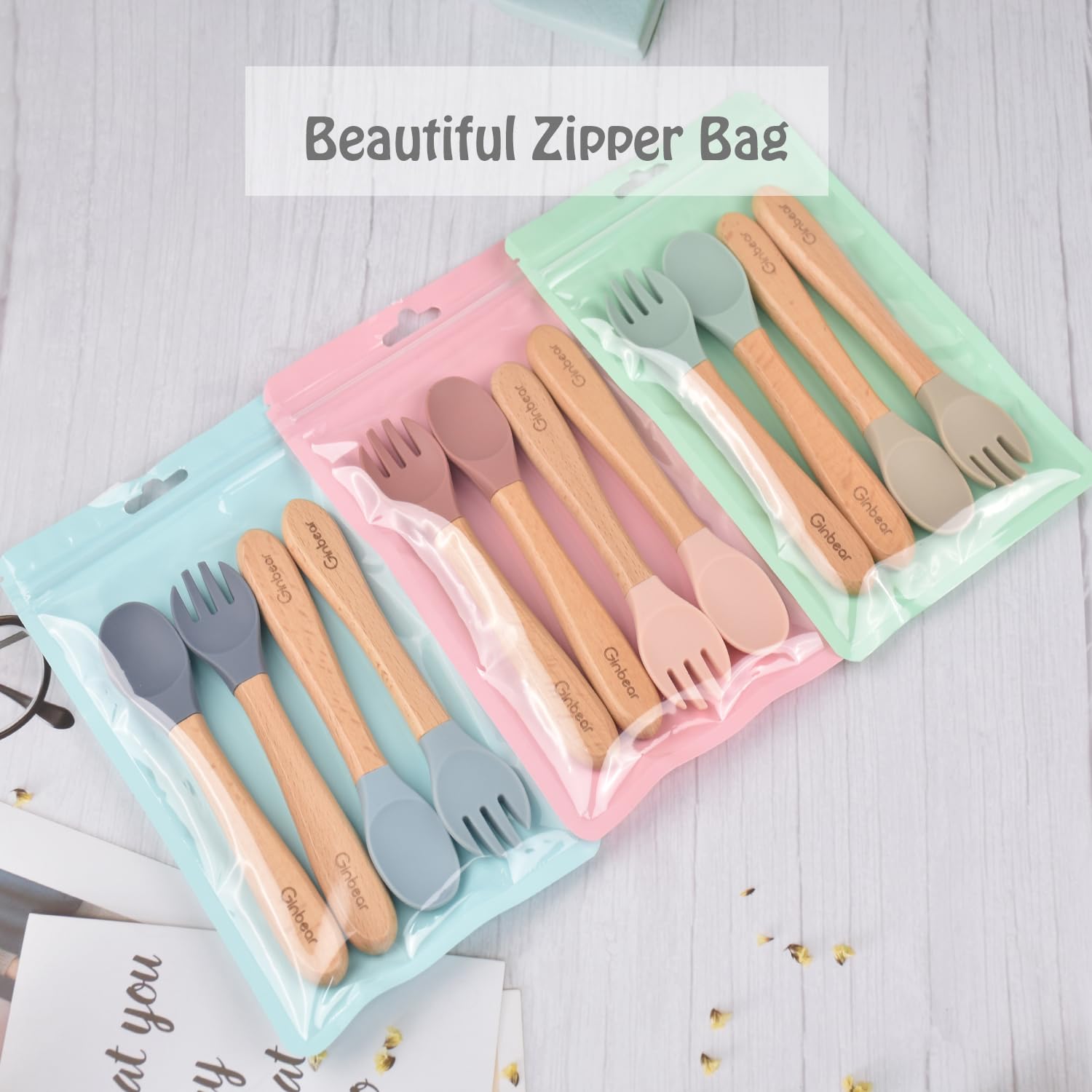 Gin-Tastic Baby Flatware Set