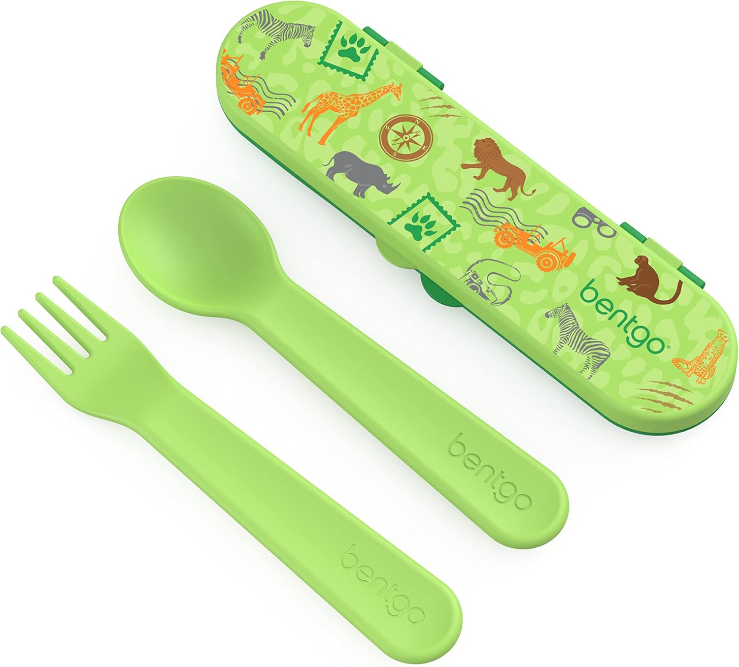 Bentgo Kids Utensil Set - Durable Lunchtime Accessories with Storage