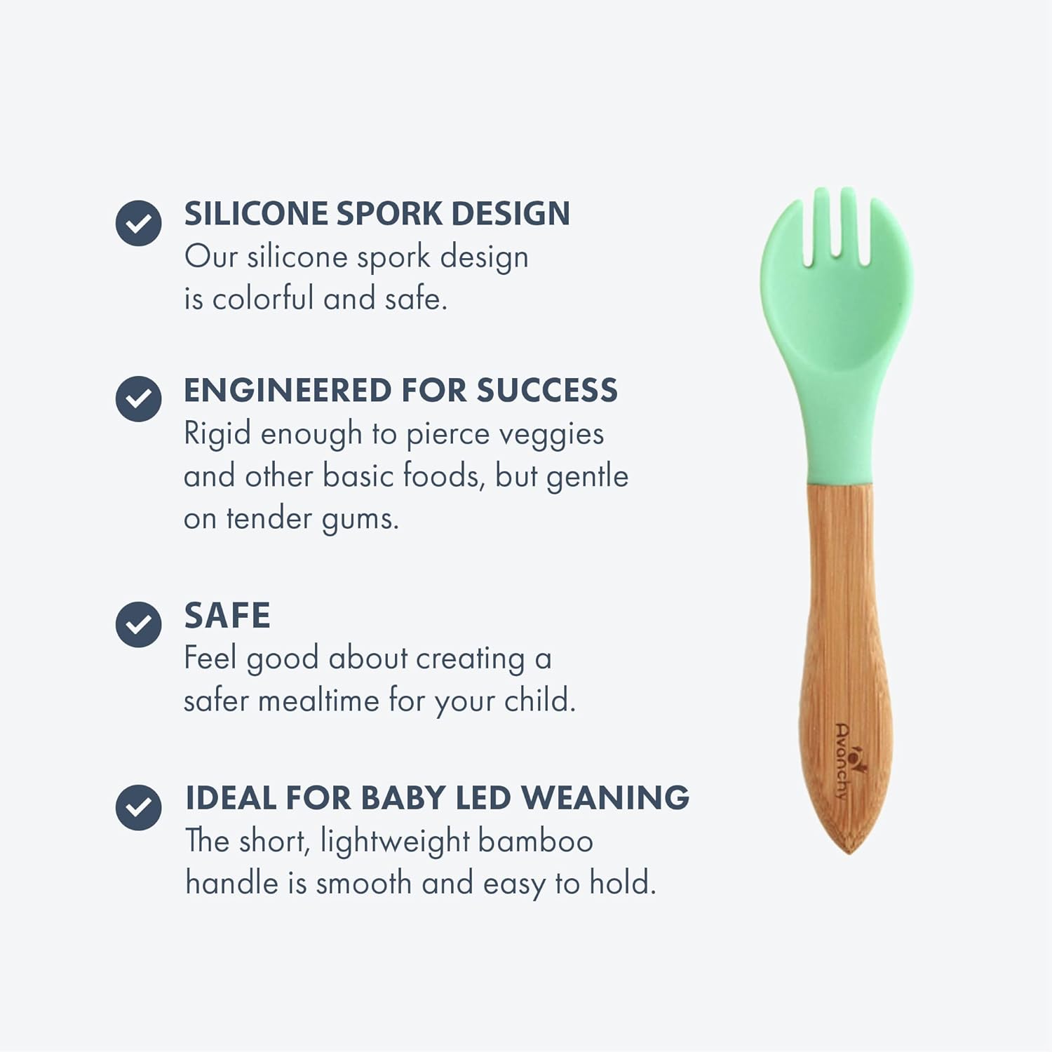 Avanchy Baby Fork Set for Self-Feeding