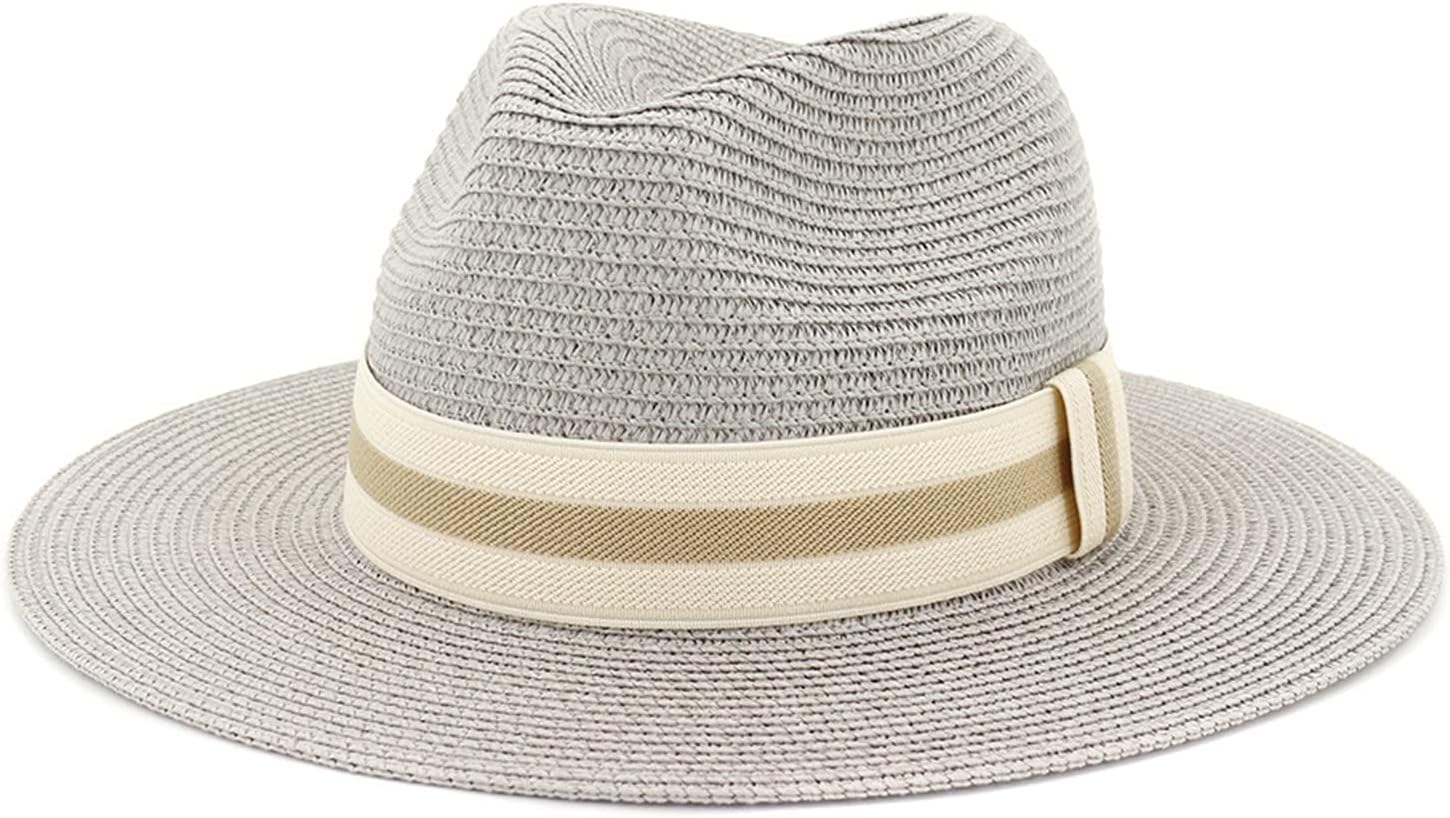 UANGKOU UPF 50 Sun Protection Straw Hat for Women and Toddlers
