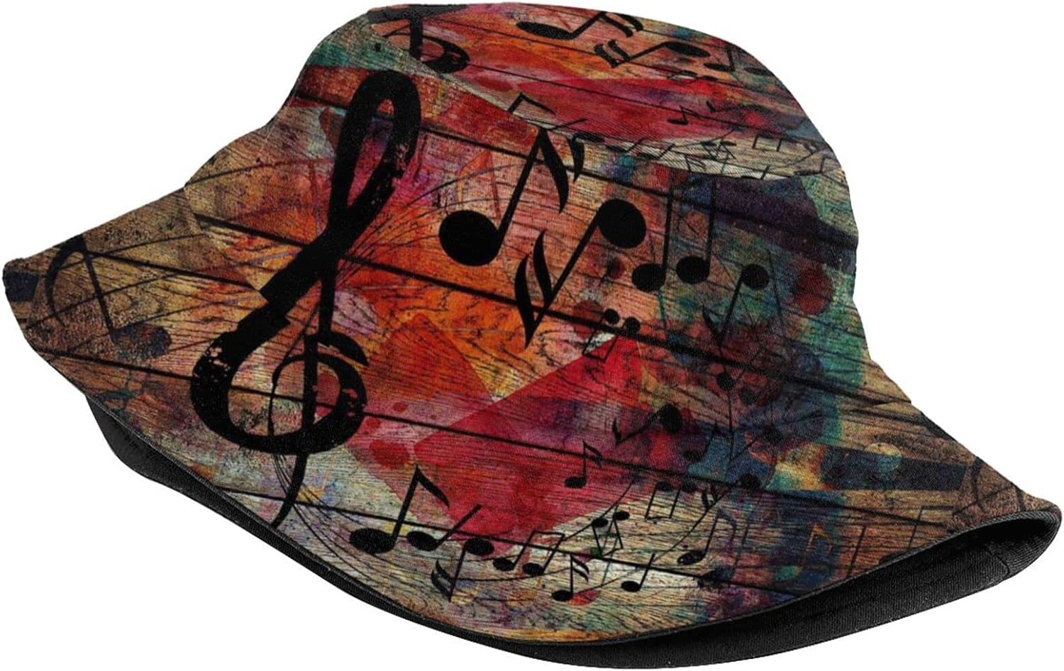 Musical Note Bucket Hat - Fun Stylish Summer Essential