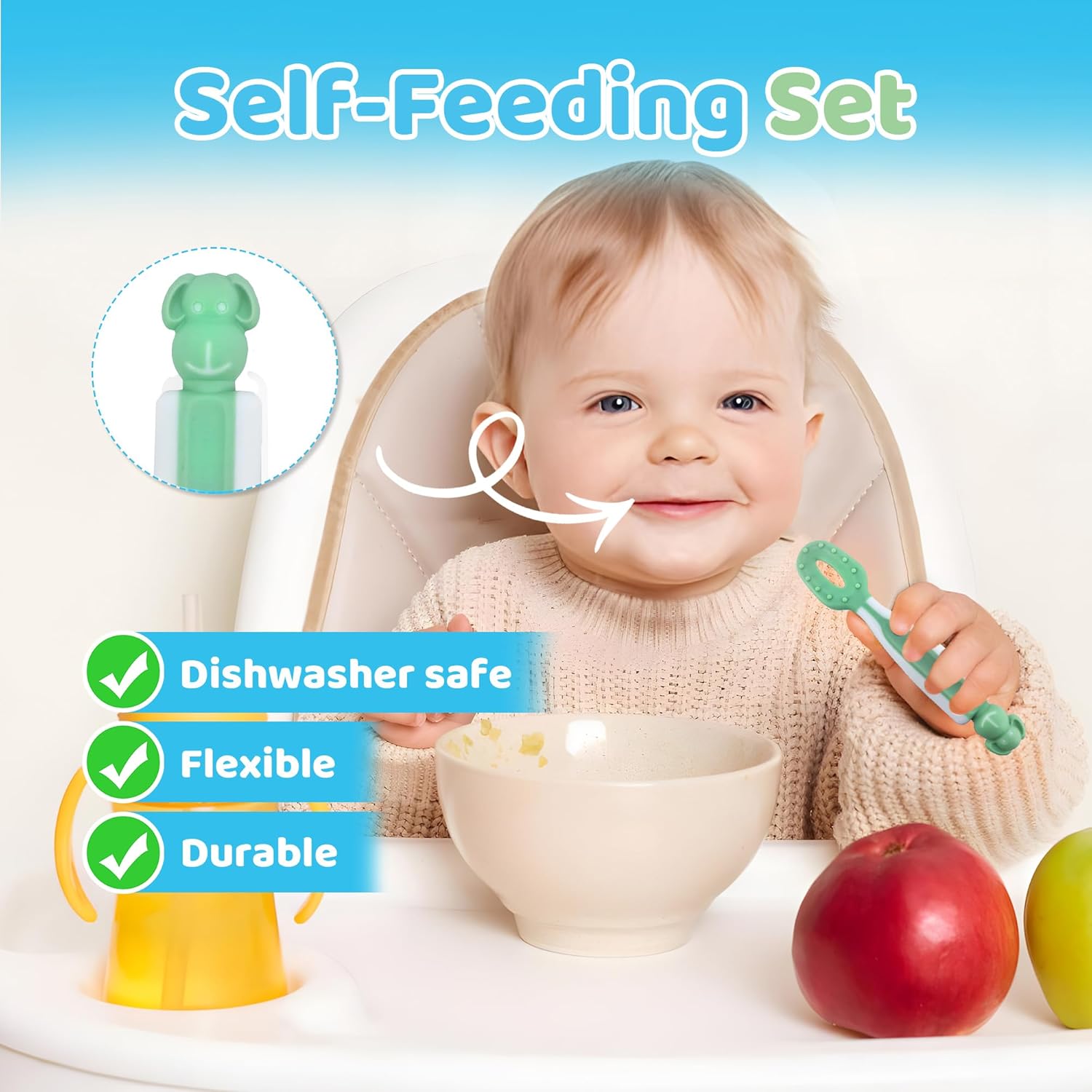 Perfect Self-Feeding Set for Babies