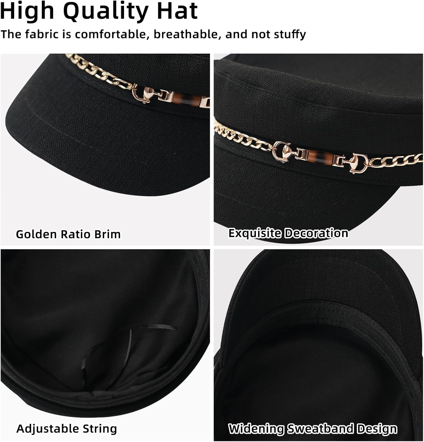 Mladahat Adjustable Newsboy Cap for Women Modern and Stylish