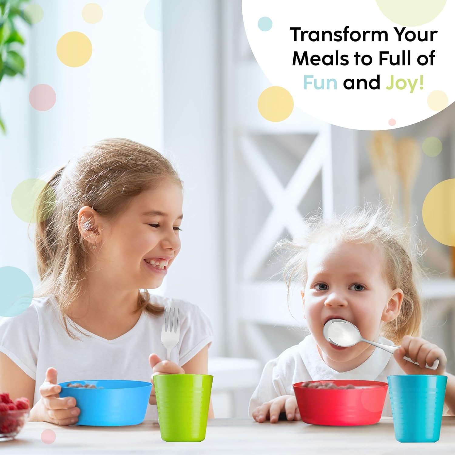 Kids Stainless Steel Set Perfect for Meals