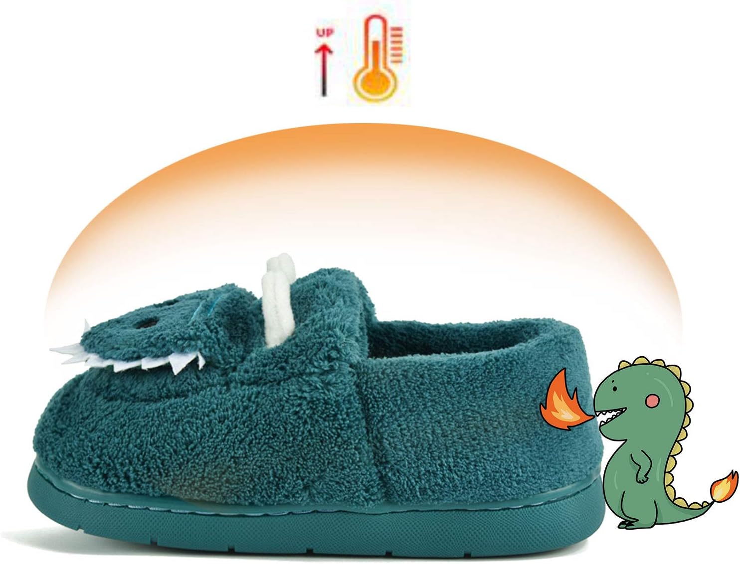 Comfortable Dinosaur Slippers for Boys Girls