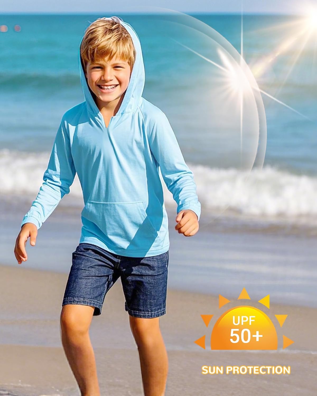 Poekuao Boys UV Protection Rash Guard