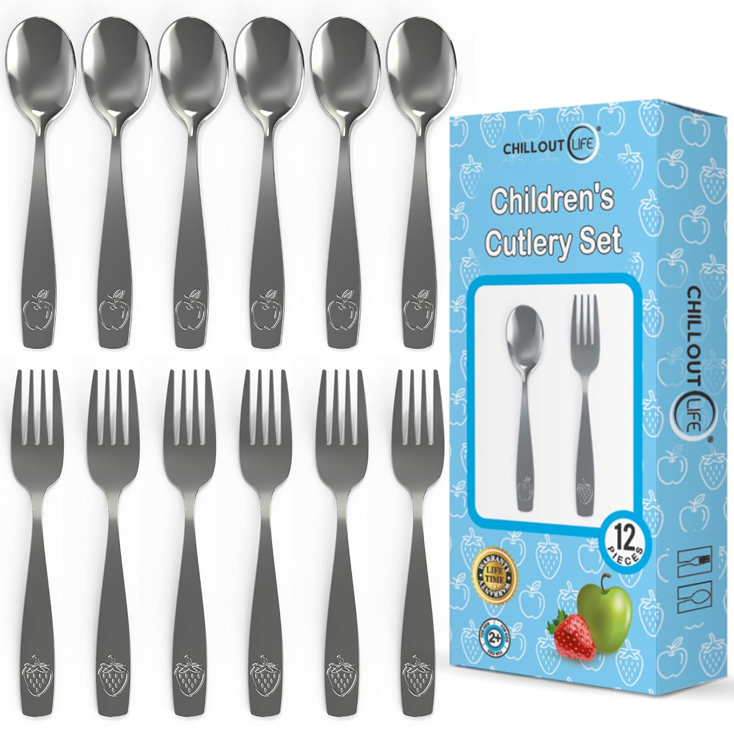 Kids Silverware Set for Safe and Fun Feeding