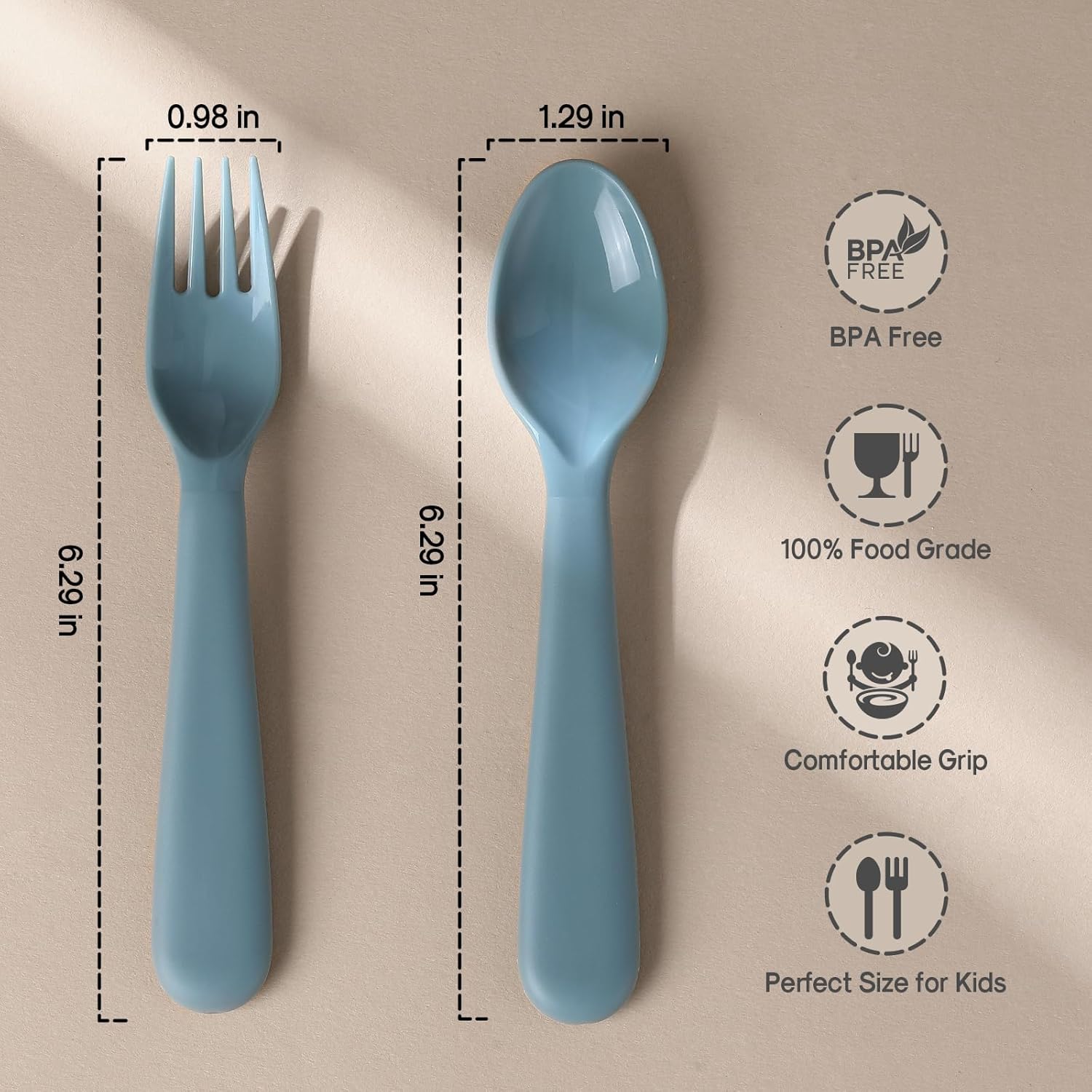 Safe Toddler Utensils Set