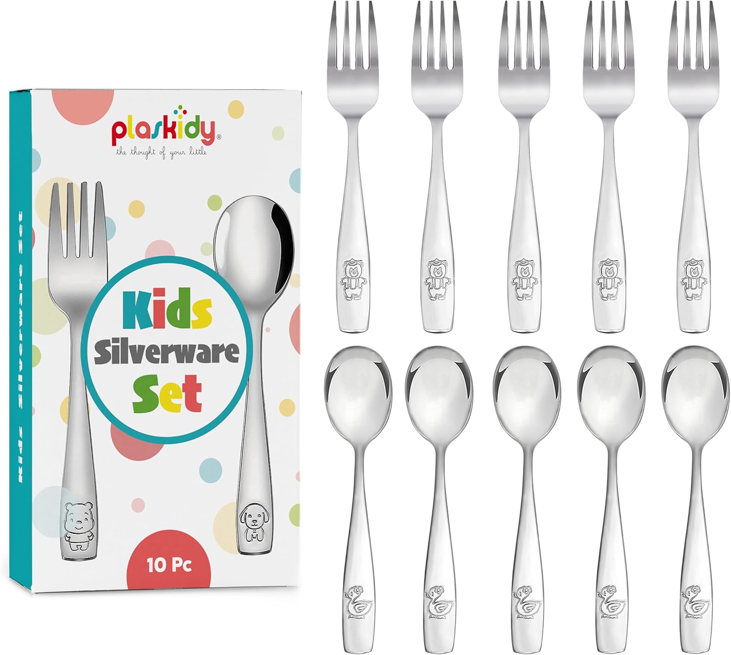 Kids Stainless Steel Set Perfect for Meals