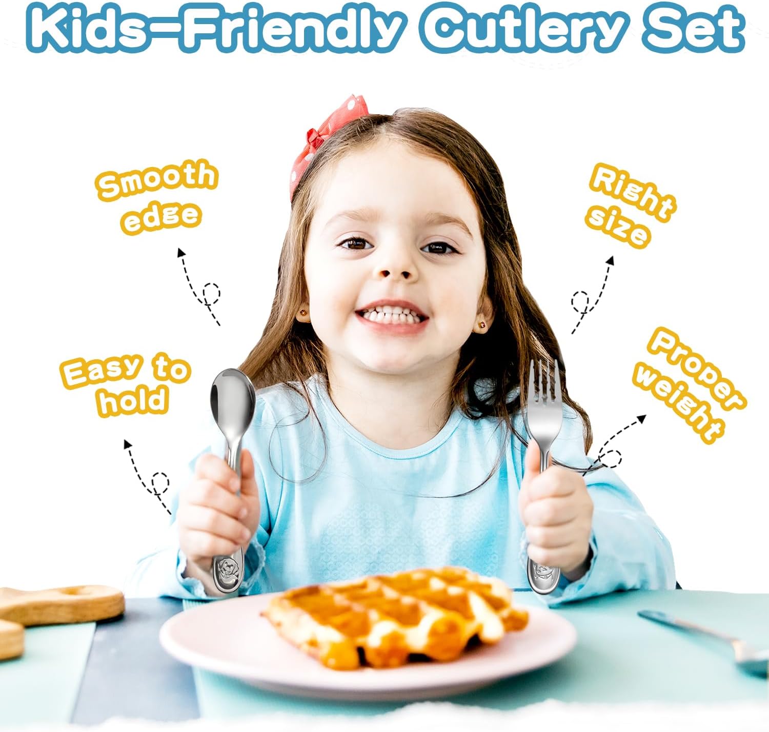 Fun Safe and Durable Toddler Flatware Set Perfect for Every Meal