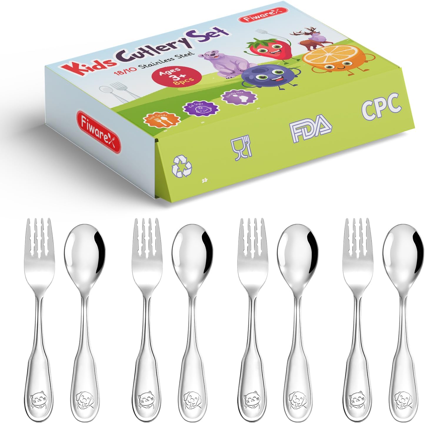 Fun Safe and Durable Toddler Flatware Set Perfect for Every Meal