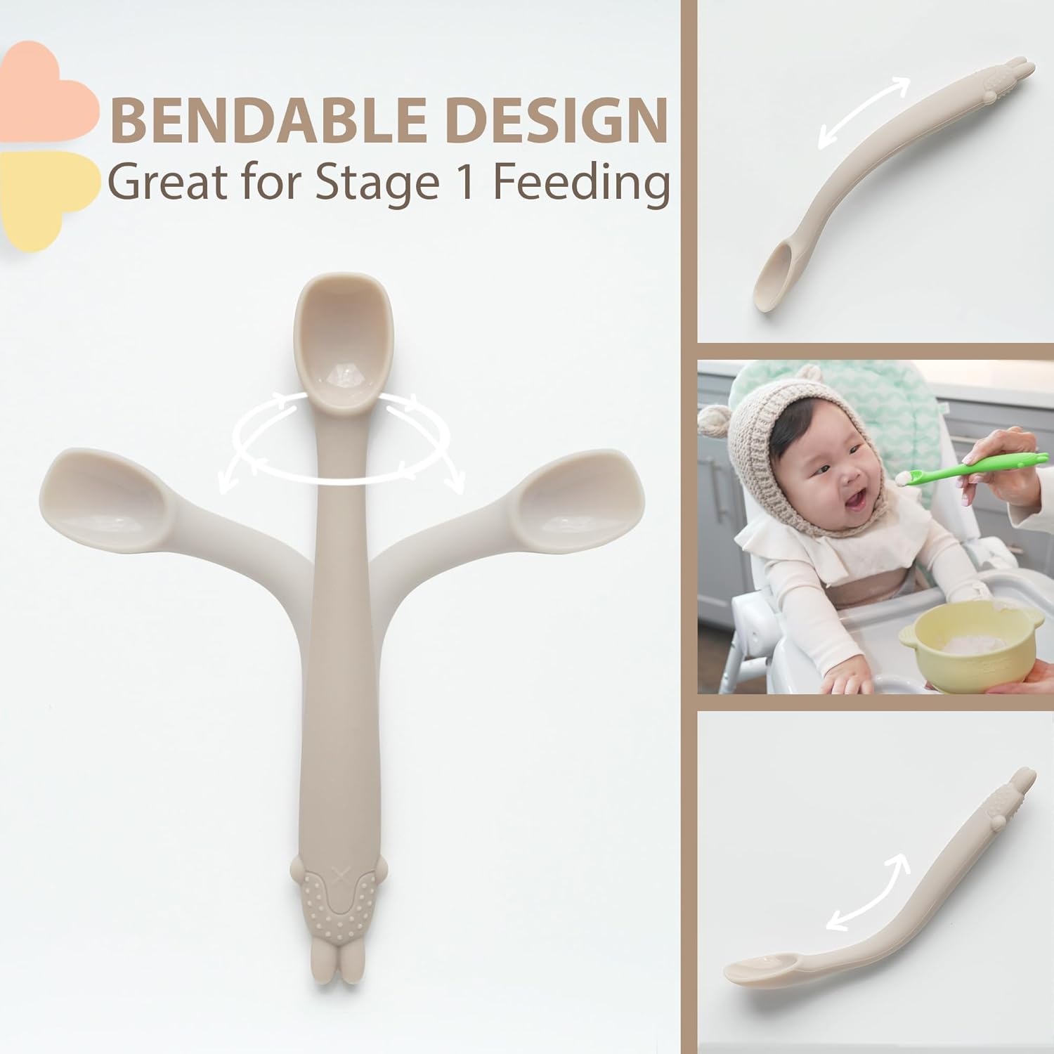 5-Piece Stage 1 Feeding Spoons