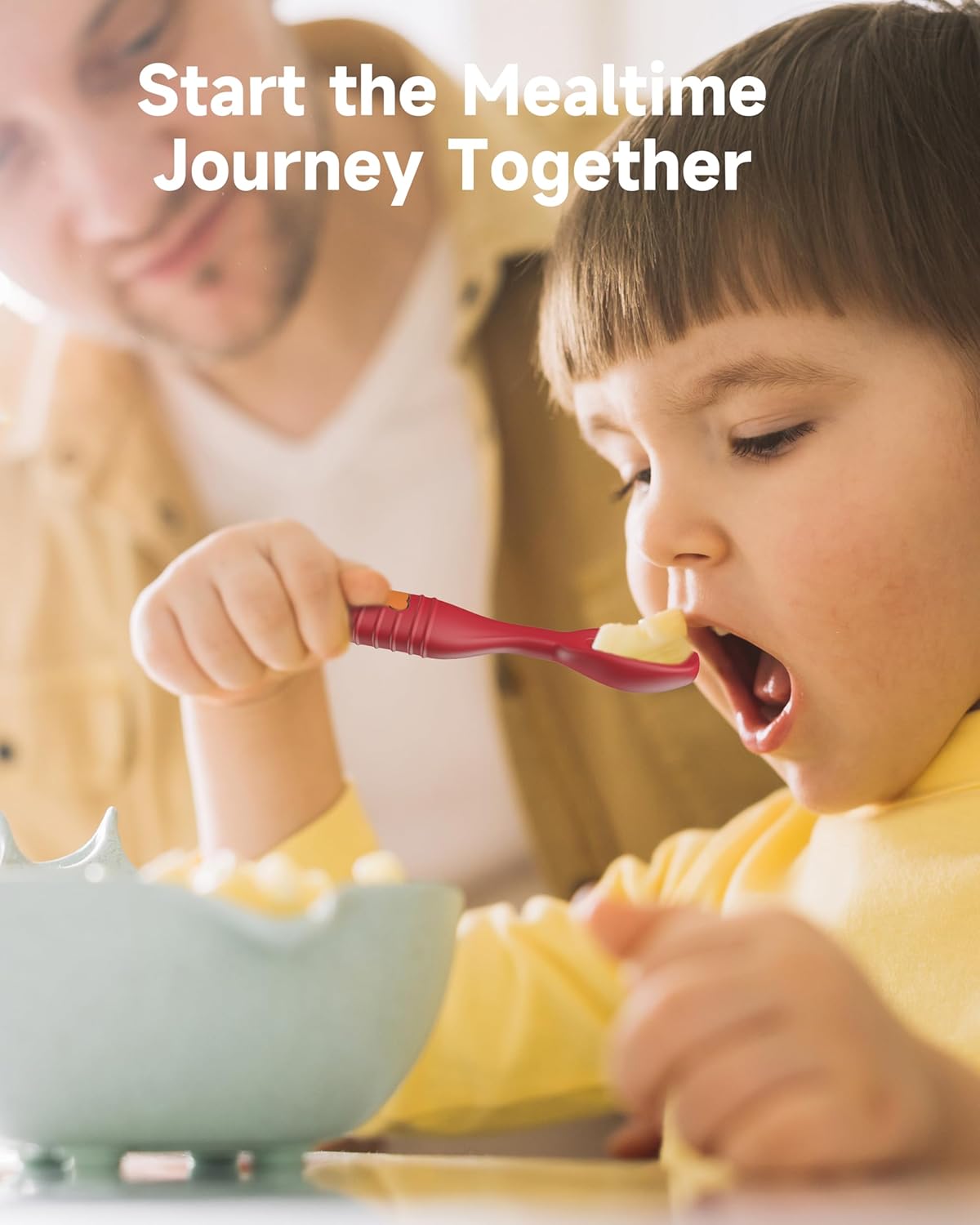 4-Piece Baby Spoons for Toddler Self-Feeding