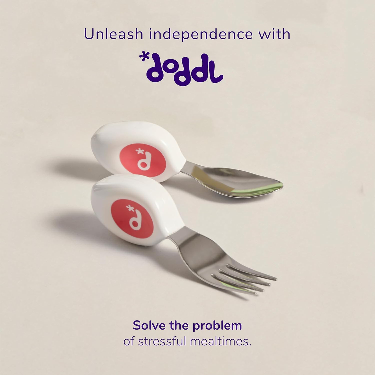 Ergonomic Toddler Utensils Set