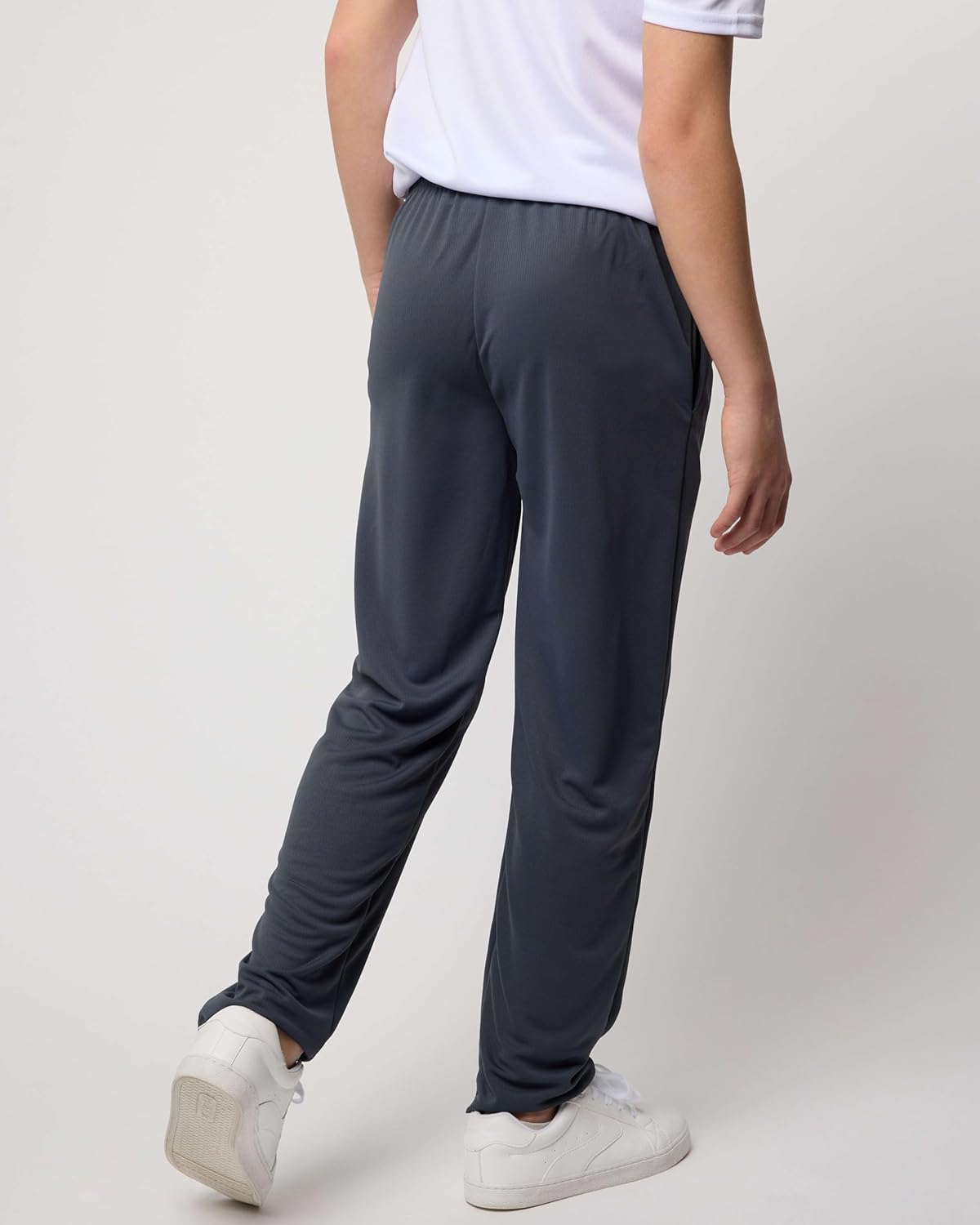 Real Essentials Boys Mesh Open BottomActive Sweatpants Stay Cool Dry