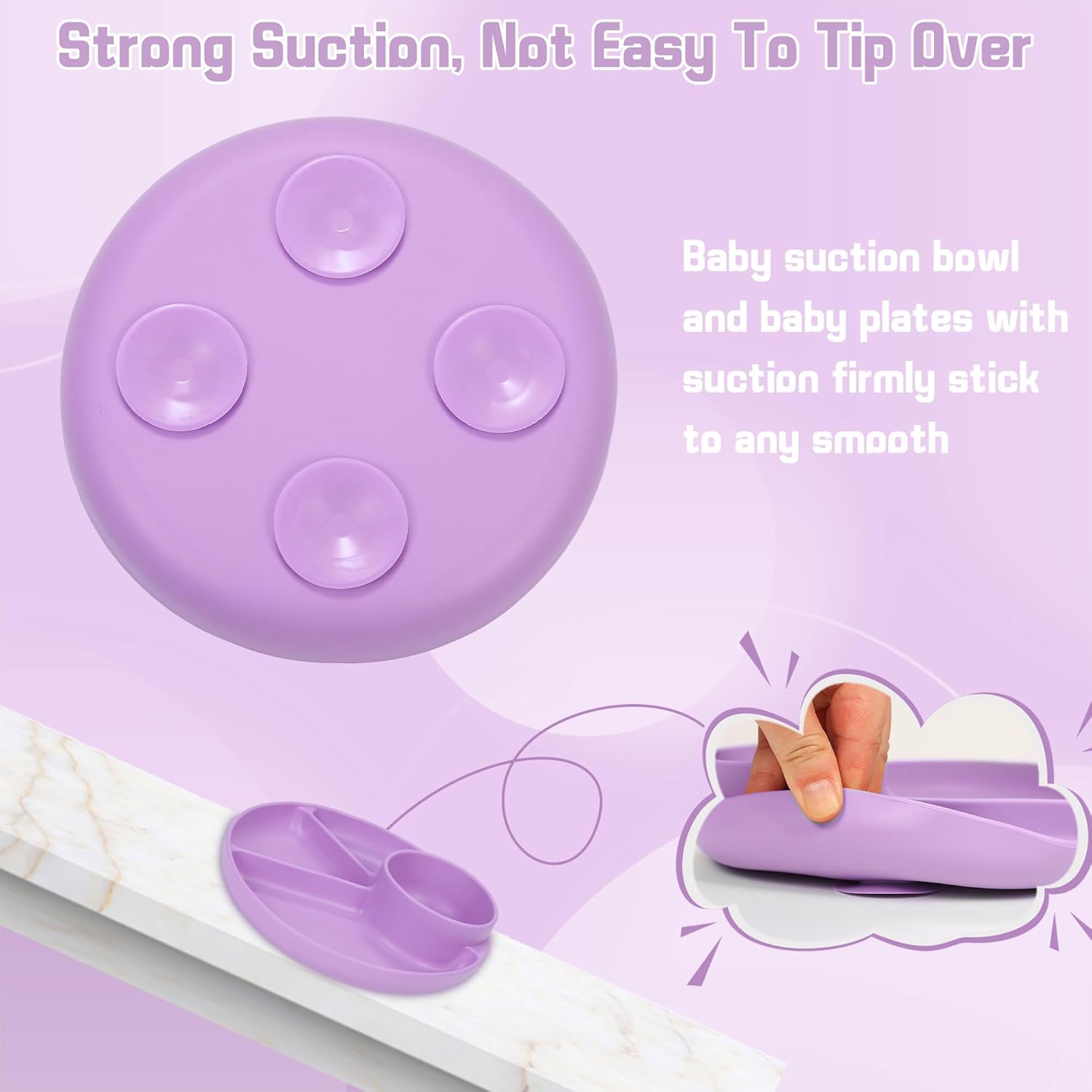 MIICASA Silicone Baby Feeding Set Perfect for Toddler Weaning