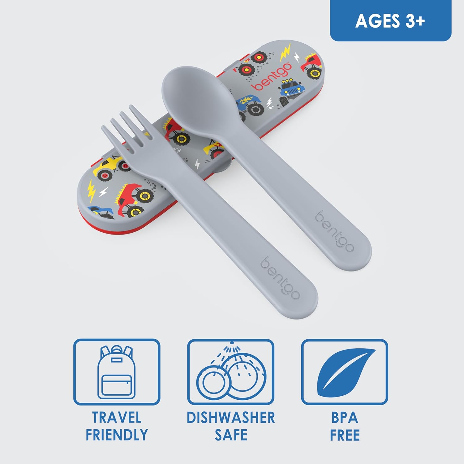 Sturdy Durable Parental Kids Reusable Flatware Set