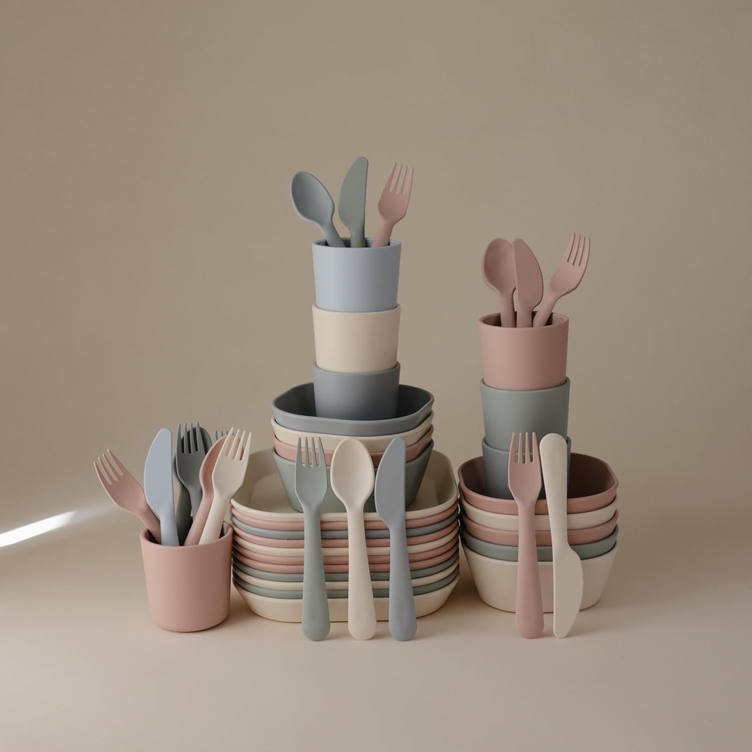 Mushie Dinnerware Set for Kids Perfect for First Feeding